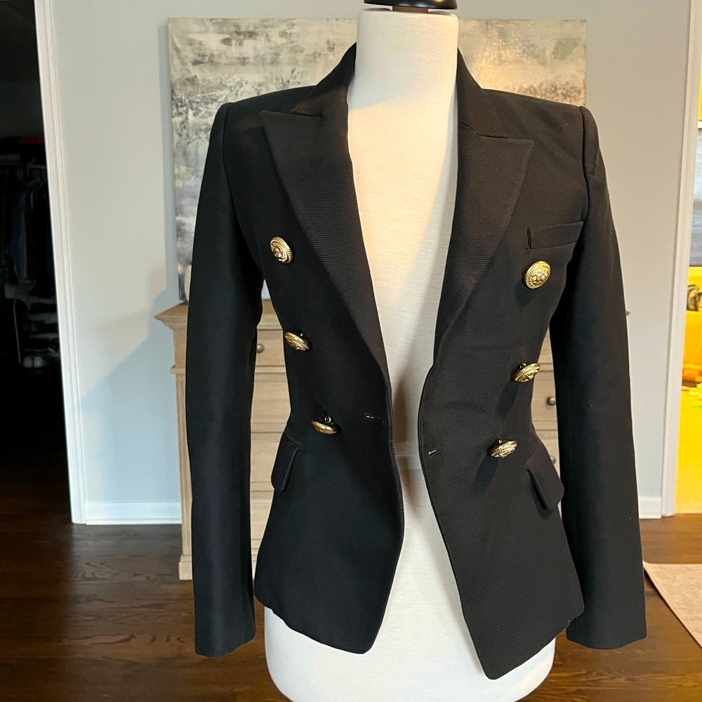 EUC Black Balmain Blazer US4/FR6